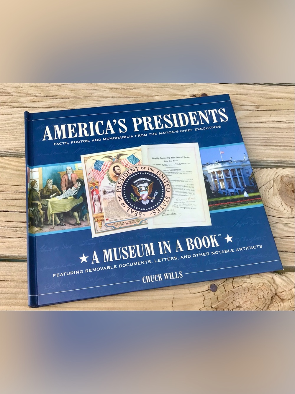 NEW Americas Presidents Museum Book Removable Documents Letters Memorabilia More